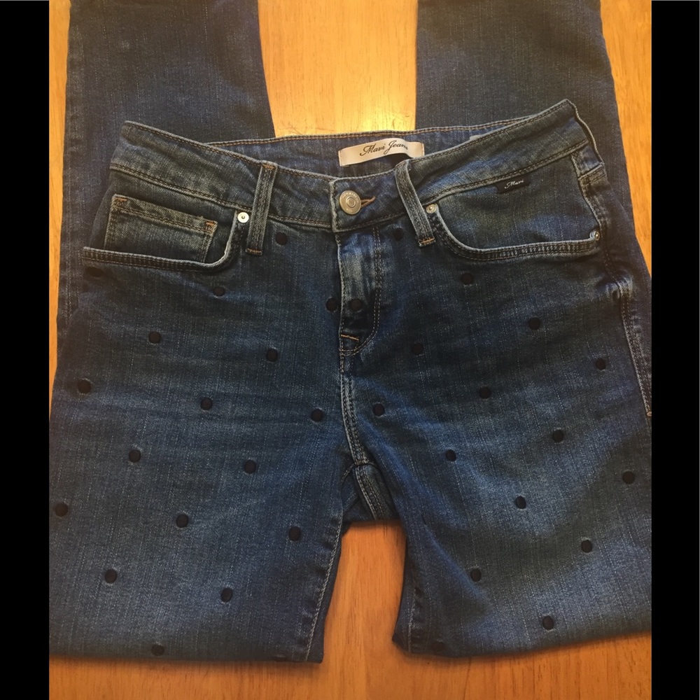 MAVI POLKA DOT JEANS BOYFRIEND 26/29 Size 2